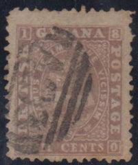 British Guiana 27a Used Slight Toning, cv $37.50