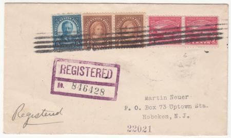 US Illinois, Chicago 636, 637, 681 Fancy Cancel Cover, Horizontal Lines