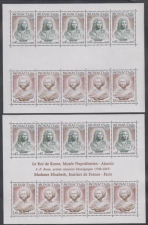 Monaco 904a Error S/S of 5 x 903-04 with Missing Inscription in Margin