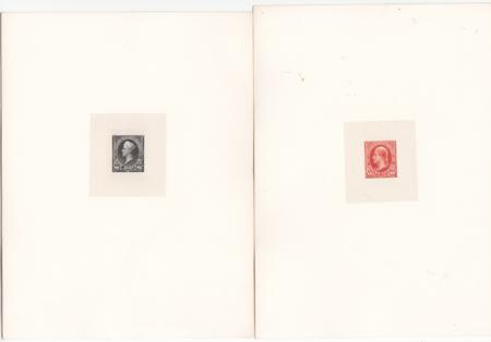 US 246 PP1//263P1 Pristine Denominational Set of 13 Large Die Proofs + 1897 Presentation Letter