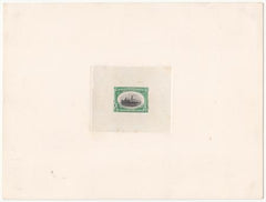 US 294P1 1c green & black Pan-American Large Die Proof
