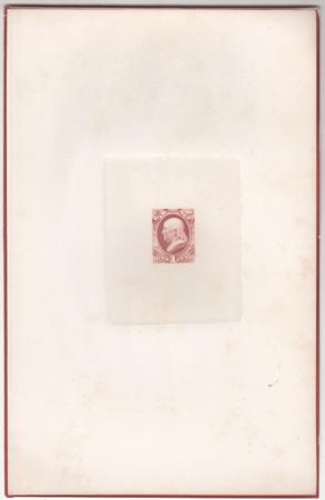 US O83P1 - 93P1 Large Die Proofs Beautifully Mounted