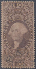 US R80c Revenue F - VF Used Thin Spot + 1 Shorter Perf - Still Beautiful cv $200