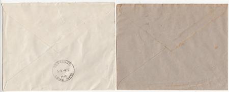 French Area - St. Nazaire Set of 2 Covers with Yvert 1 & 2