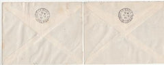 French Area - St. Nazaire Set of 2 Registered Covers with Yvert 1 & 2