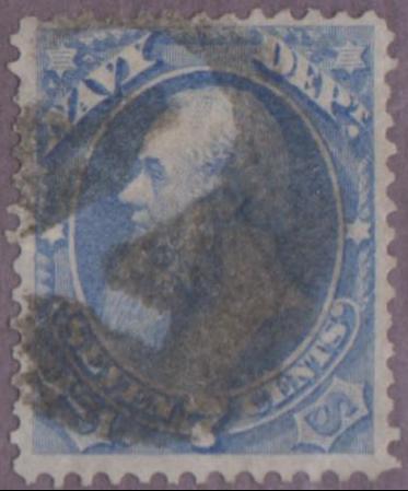 US O39 Officials F - VF Used NH Nice "Negative 2" Cancel cv $230