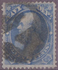 US O39 Officials F - VF Used NH Nice "Negative 2" Cancel cv $230