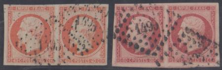 France 18-19 VF Used Pairs cv $134