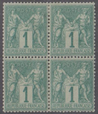 France 64 VF Hinged Calves Cert cv $725