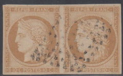 France Colonies 9 VF Used Pair cv $260+