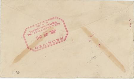US / Puerto Rico 1940 C7 pair Commercial Cover to NY with 3c Semi Off. Air