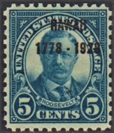 US 648 F - VF NH High Overprint