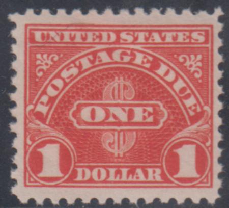 US J77 Postage Dues VF - XF Mint NH Slight Natural Gum Bends cv $80