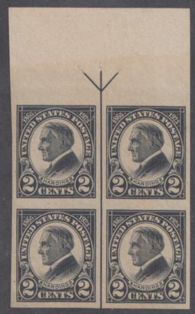 US 611 NH VF Margins Arrow Block of 4 cv $45