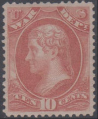 US O88 Officials XF Hinged cv $275