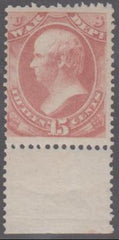 US O90 Officials Ave - Fine NH w/ Bottom Sheet Margin cv $190