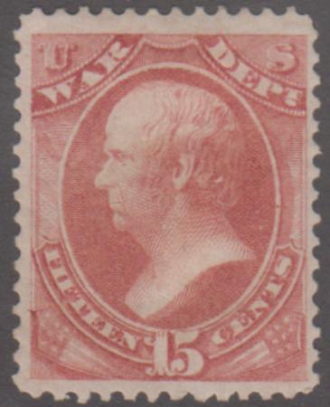 US O90 Officials VF + Hinge Remnants cv $85