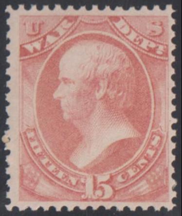 US O90 Officials F - VF Hinged cv $85