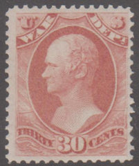 US O92 Officials F - VF+ Mint Hinged Large Margins cv $130