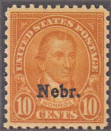 US 679 XF NH Nebraska Overprint