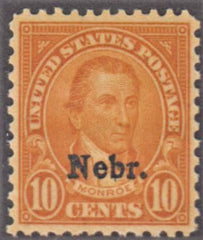 US 679 XF NH Nebraska Overprint