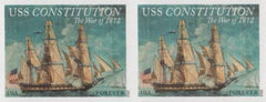 US 4703a Modern Imperf War Of 1812 - US Constitution Pair
