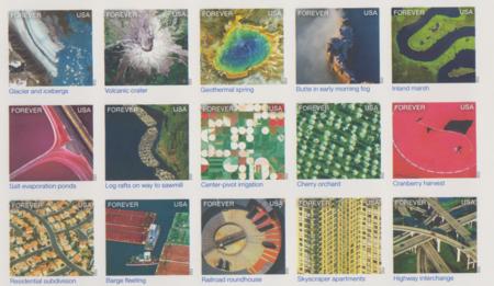 US 4710a-p Modern Imperf Earthscapes Set of Singles