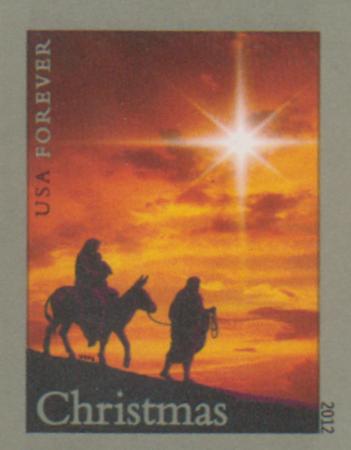 US 4711b Modern Imperf Holy Family Single