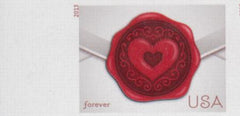 US 4741a Modern Imperf Love-Sealing Wax Single