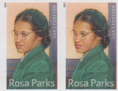 US 4742a Modern Imperf Rosa Parks Pair