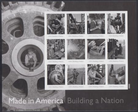 US 4801m Modern Imperf Building A Nation M/S