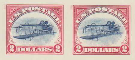US 4806c Modern Imperf Inverted Jenny Pair