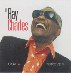 US 4807a Modern Imperf Ray Charles Single