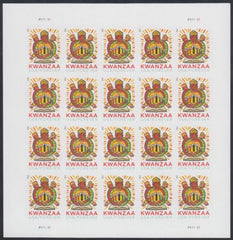 US 4845a Modern Imperf Kwanzaa Sheet