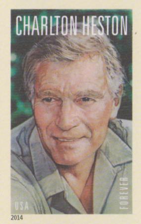 US 4892a Modern Imperf Charlton Heston Single