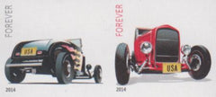 US 4908-9c Modern Imperf Imperf Hot Rods Pr Pair