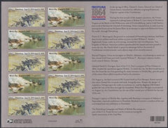 US 4910-11b Modern Imperf Civil War Battles Pr Sheet