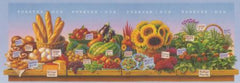 US 4912-15b Modern Imperf Farmers Market H-Strip of 4