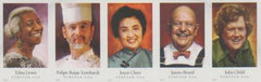 US 4922-26b Modern Imperf Celebrity Chefs H-Strip of 5