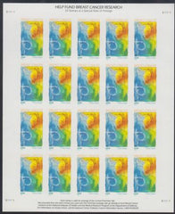 US B5a Modern Imperf Breast Cancer Sheet