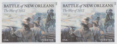 US 4952a Modern Imperf Battle Of New Orleans Pair