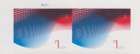US 4953a Modern Imperf $1 Waves Pair
