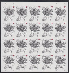 US 4960a Modern Imperf 70¢ Tulip Sheet