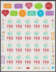 US 4978a Modern Imperf From Me To You Sheet
