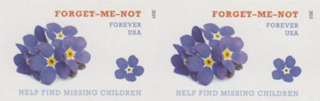US 4987a Modern Imperf Missing Children Pair