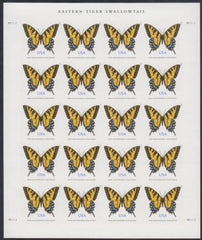US 4999a Modern Imperf Tiger Swallowtail Sheet