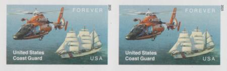 US 5008a Modern Imperf Coast Guard Pair