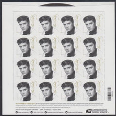 US 5009a Modern Imperf Elvis Sheet