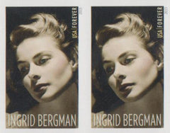 US 5012a Modern Imperf Ingrid Bergman Pair