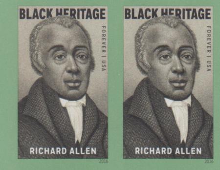 US 5056a Modern Imperf Richard Allen Pair